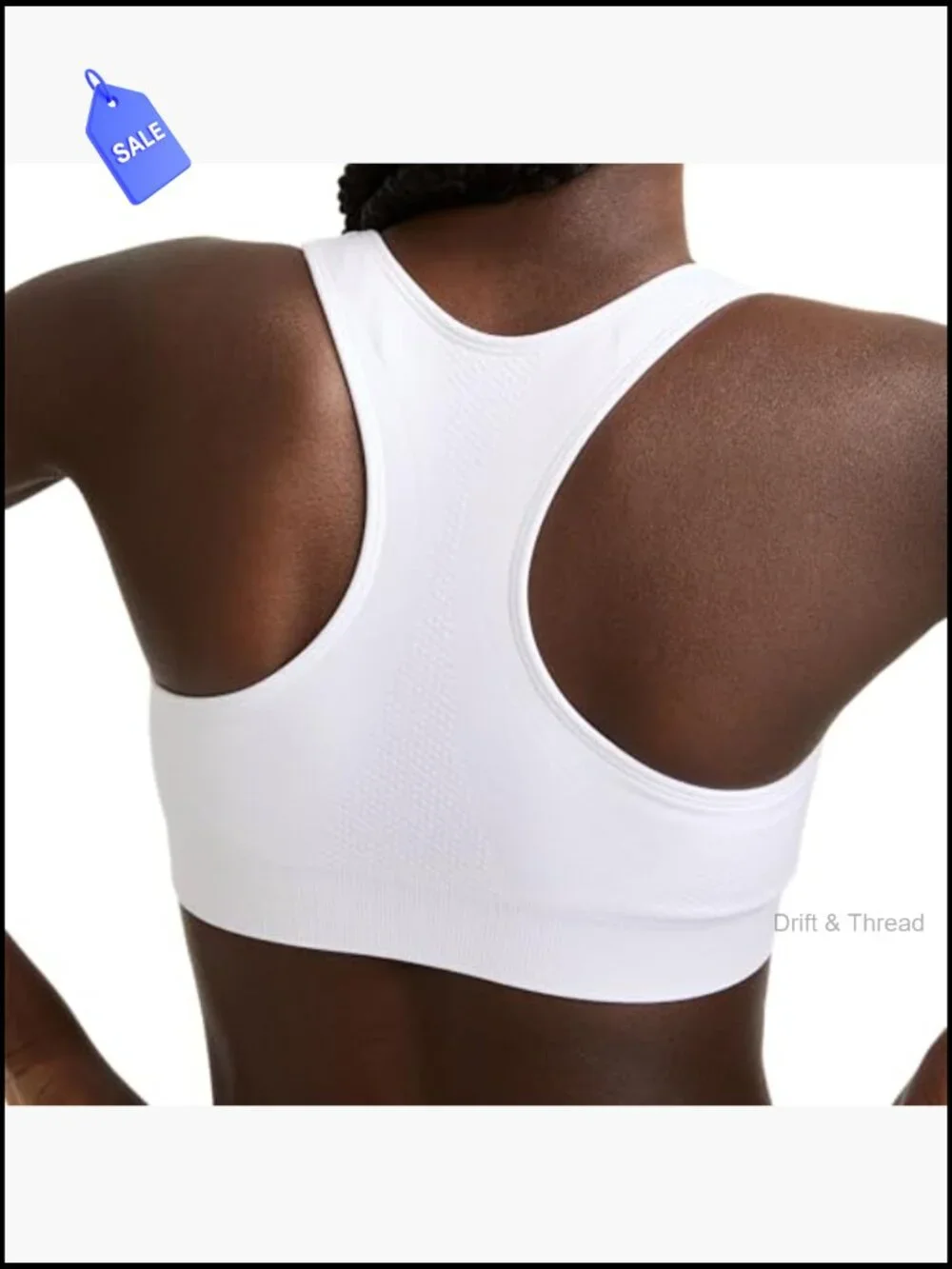 Moderate Support Racerback Sports Bra Seamless Moisture Wicking